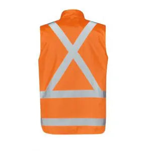SYZMIK Hi Vis X Back 4 In 1 Waterproof Jacket ZJ616