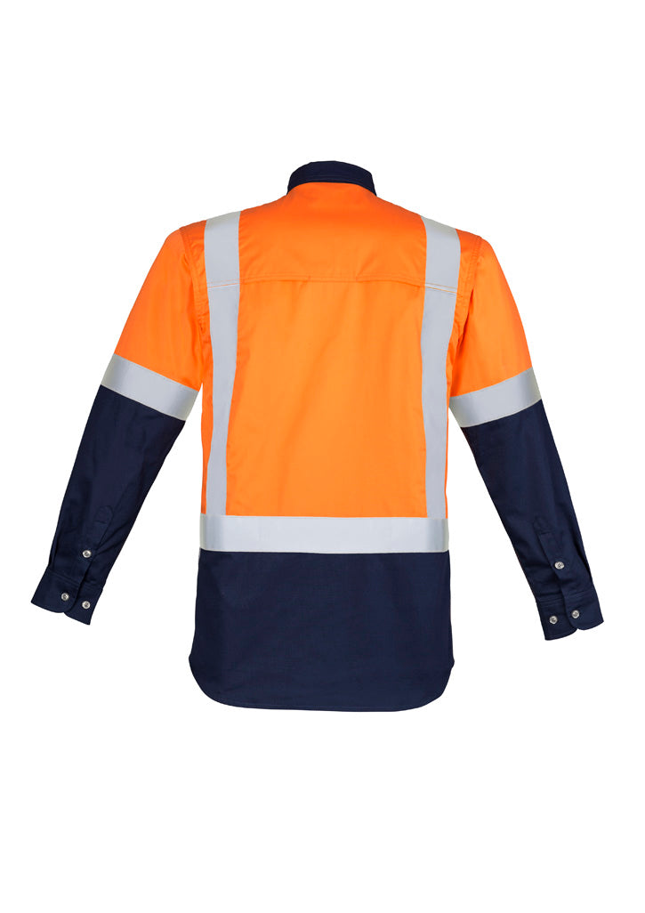 Mens Industrial Long Sleeve Shirt - Shoulder Taped