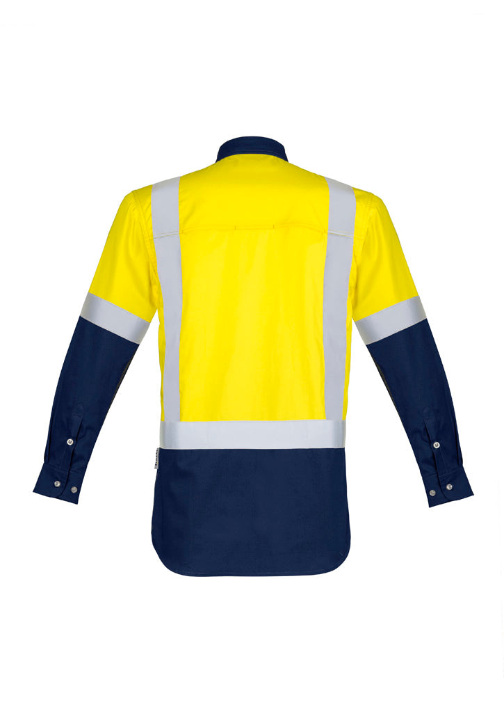 Mens Industrial Long Sleeve Shirt - Shoulder Taped