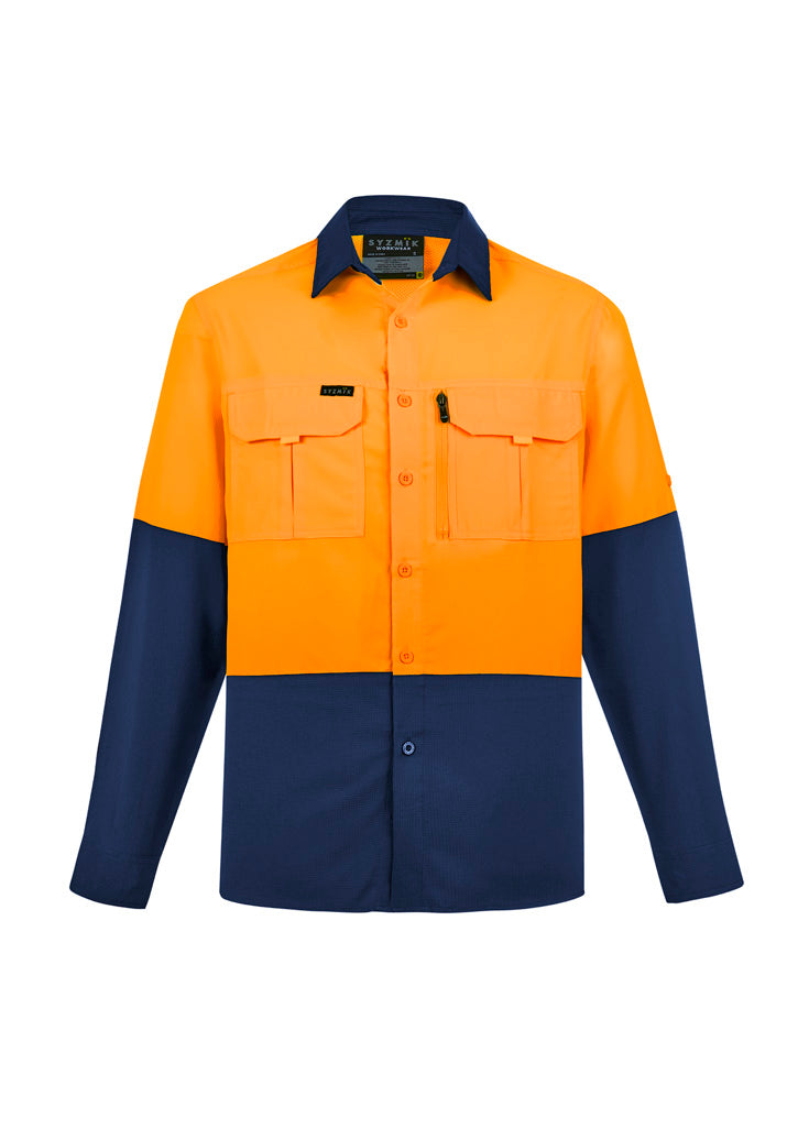 SYZMIK Hi Vis Outdoor Long Sleeve Shirt ZW468