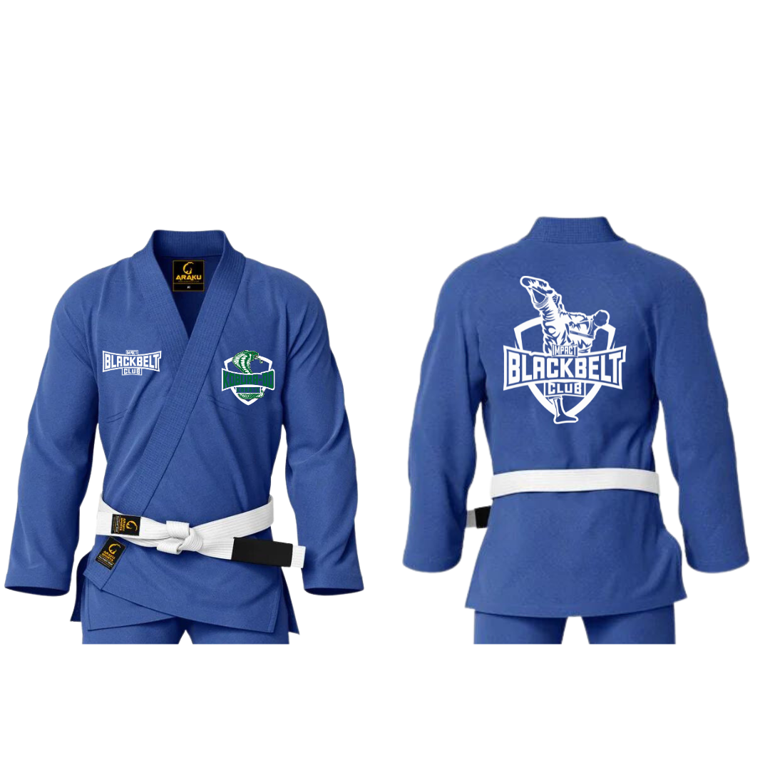 Black Belt Club Blue & Red Uniform
