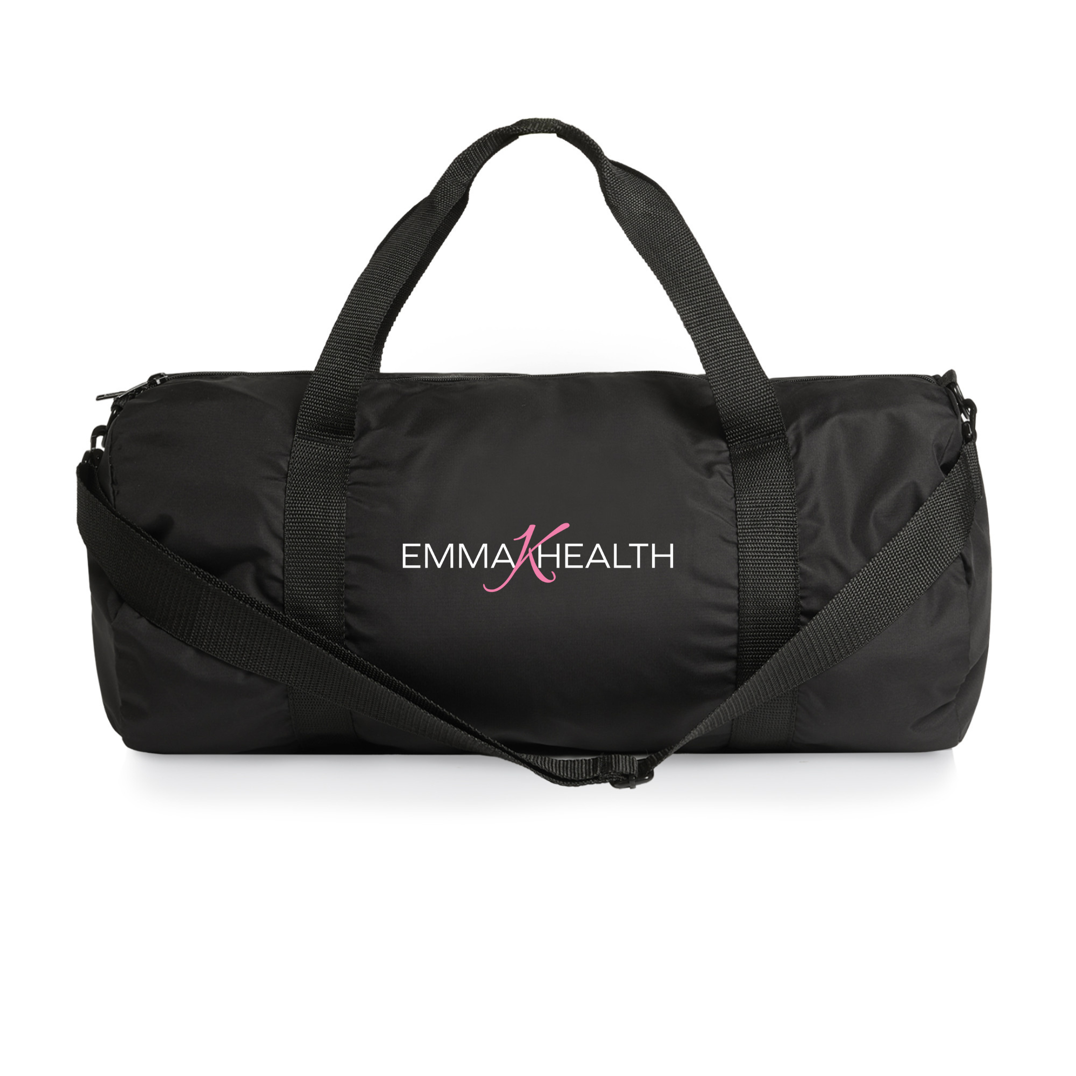 Emma K Health Recycled Light Duffle Bag