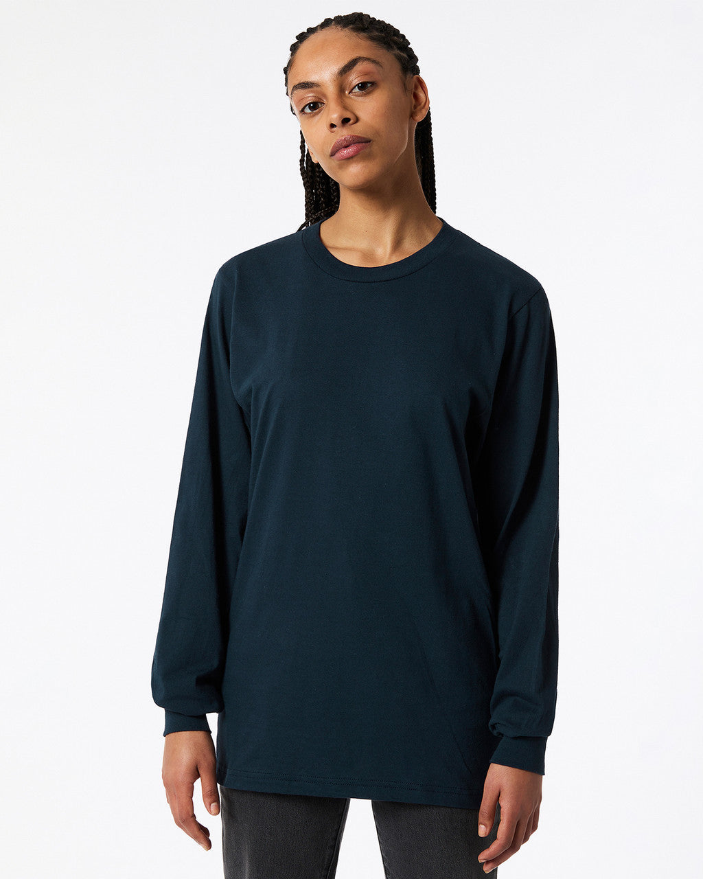 American Apparel 2007 Cotton Long Sleeve Fine Jersey T-shirt