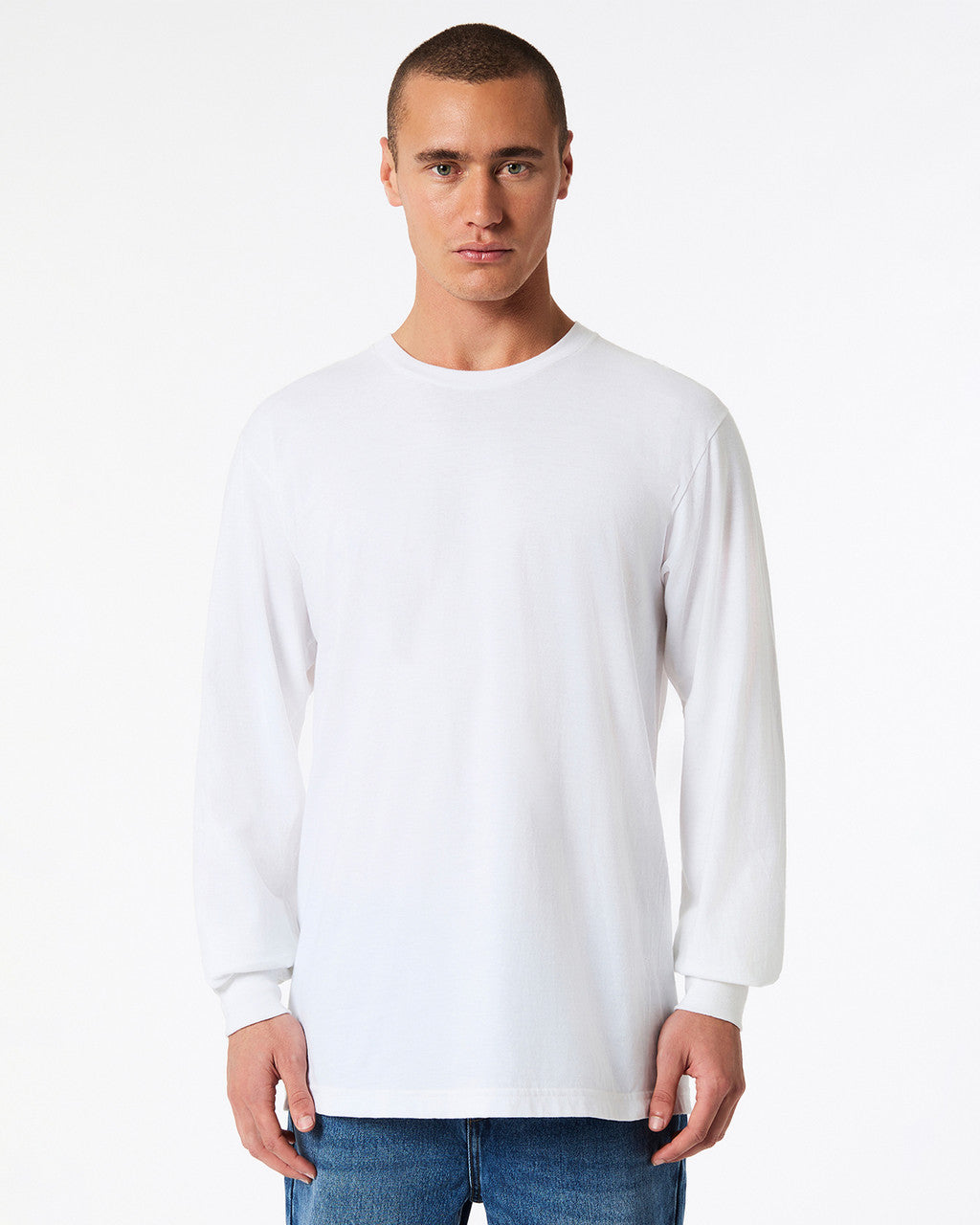 American Apparel 2007 Cotton Long Sleeve Fine Jersey T-shirt