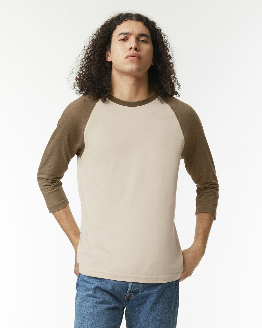 American Apparel 2003 CVC Unisex Raglan T-shirt