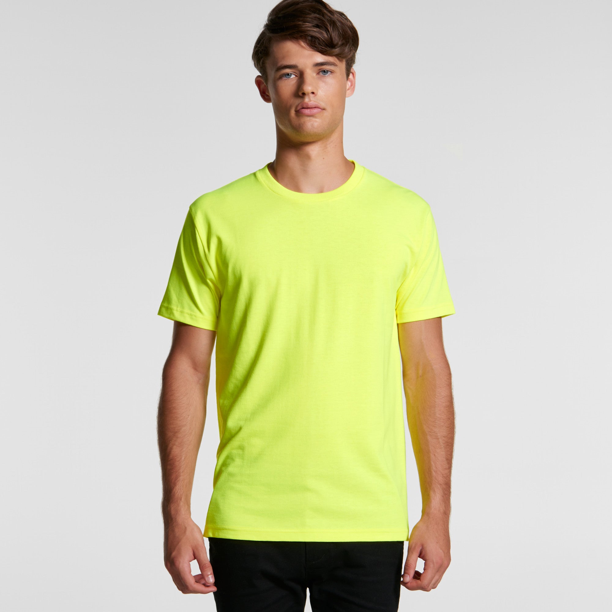 Men's Custom Printed AS Color Block Safety T-Shirt