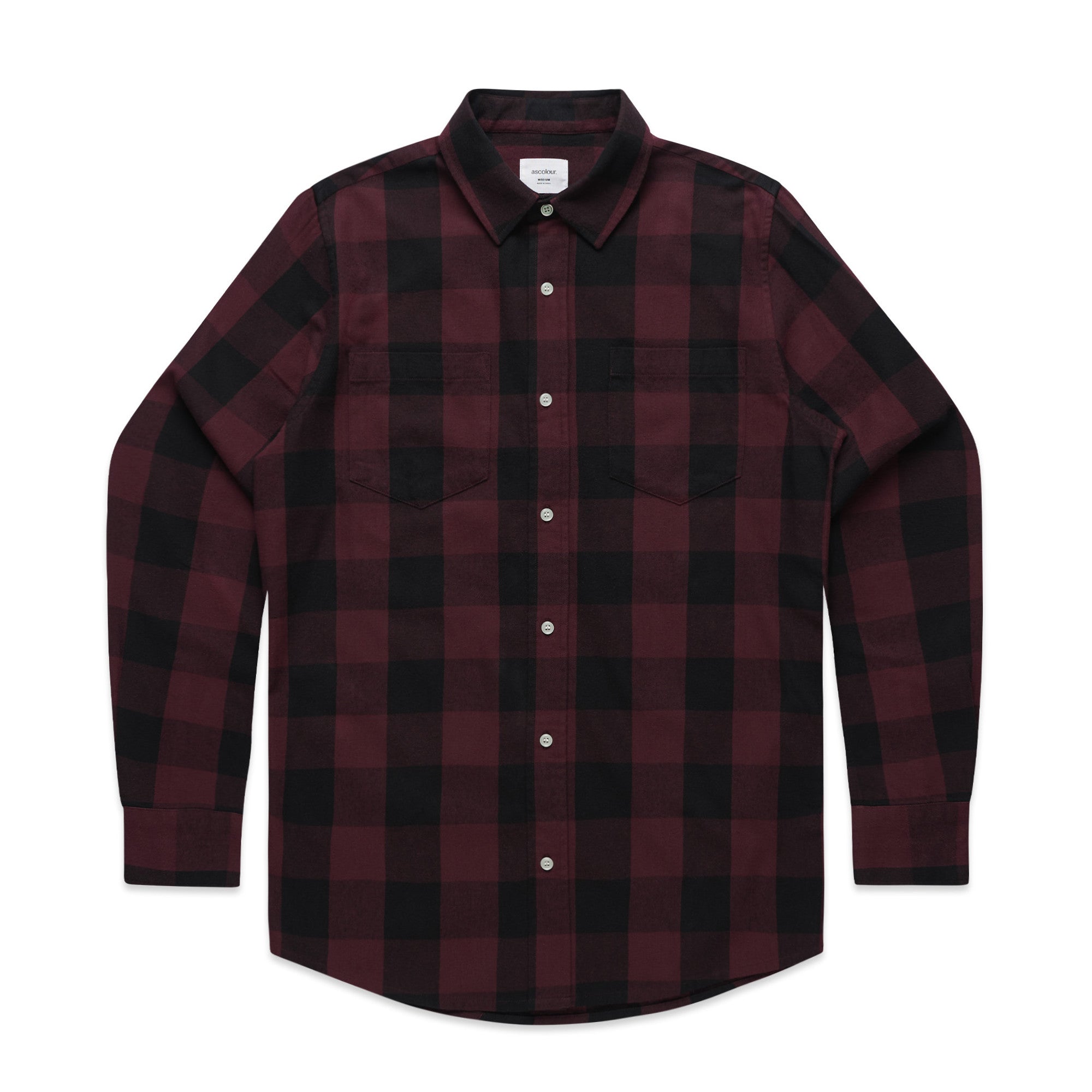 Men's Custom Printed AS Colour Check Flannel Shirt