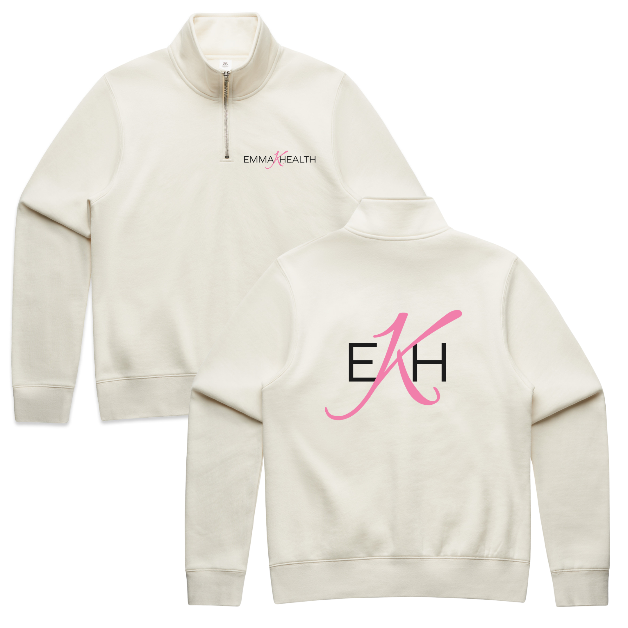 Emma K Health Women's Half Zip Crew