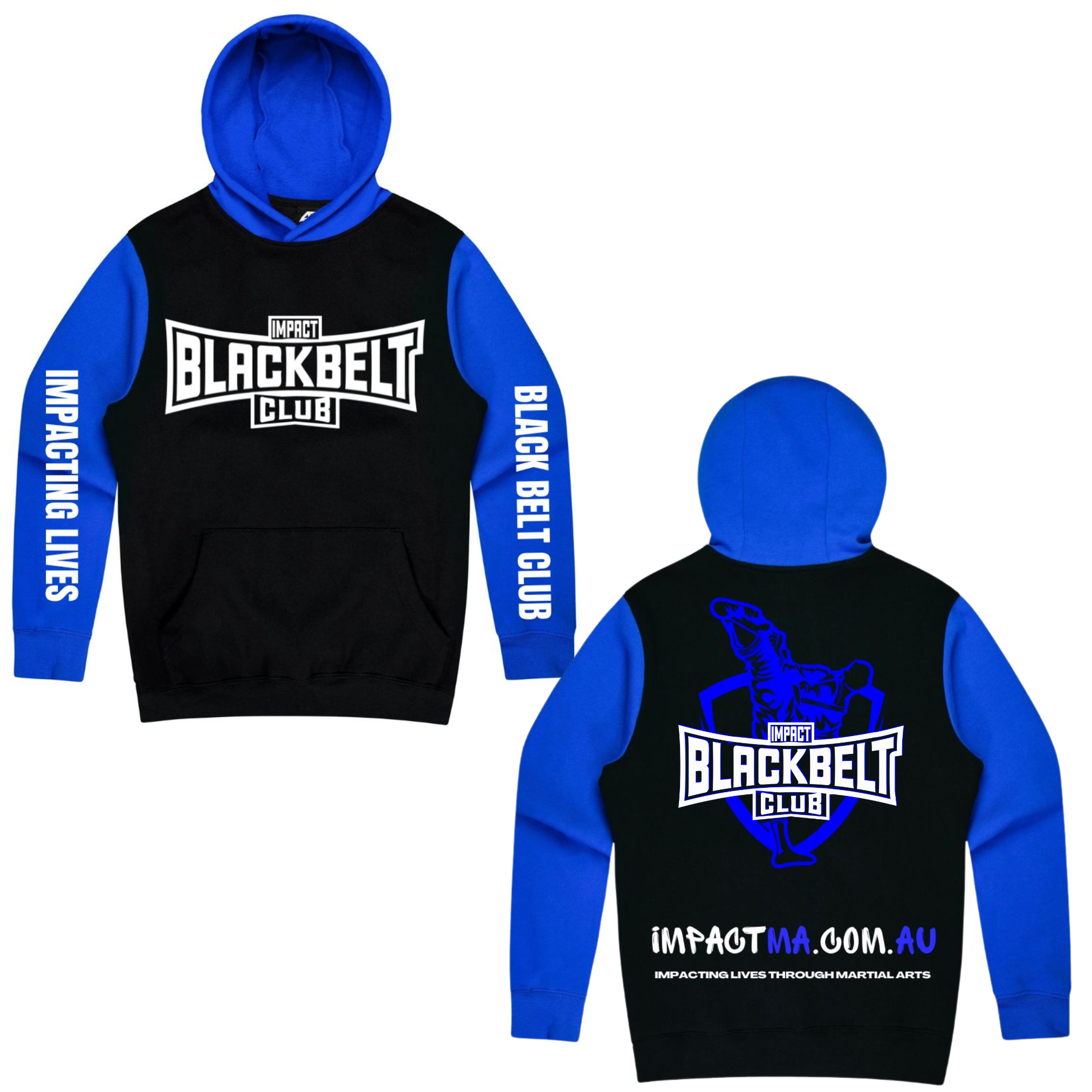 NEW Blue BBC Hoodie  Impact