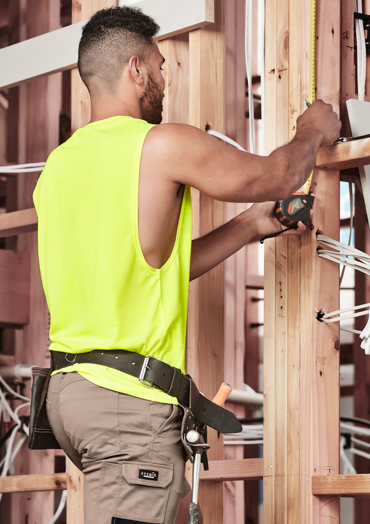 SYZMIK Hi Vis Sleeveless Tee ZH297