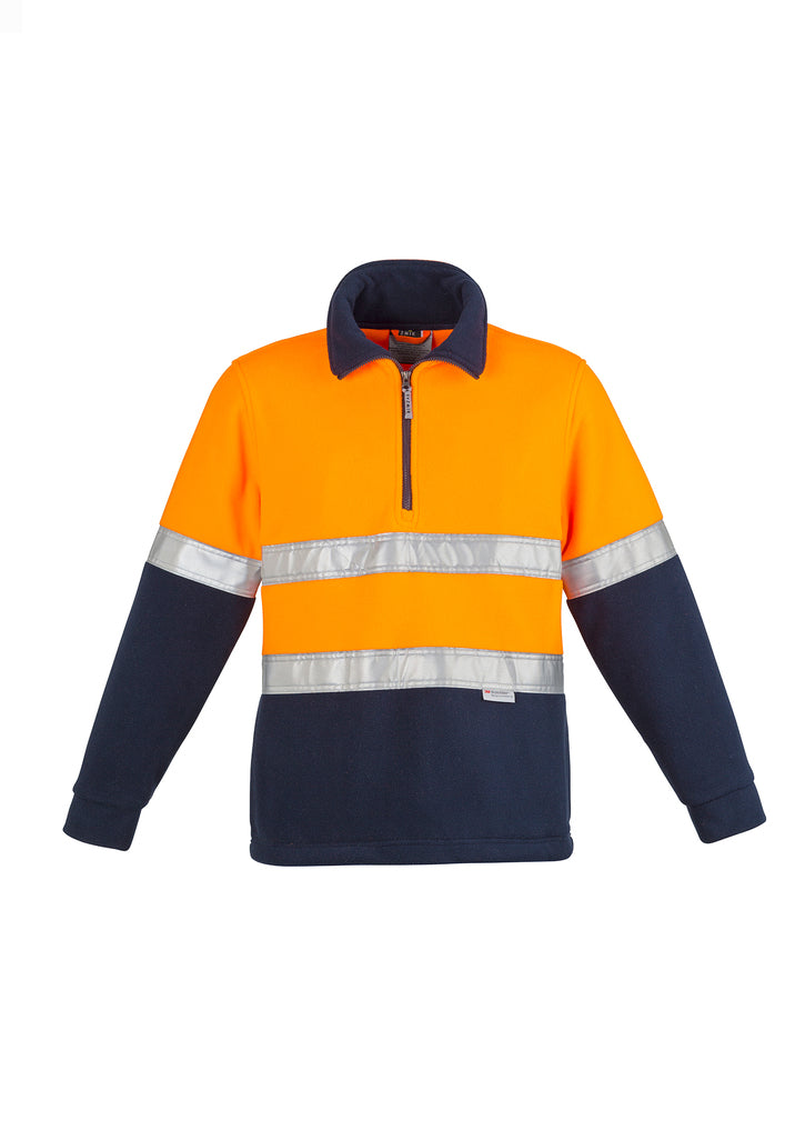 SYZMIK Unisex Hi Vis Polar Fleece Pullover - Hoop Taped -ZT461