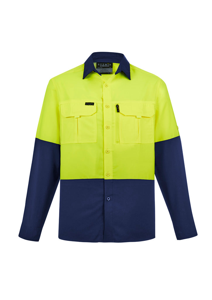 SYZMIK Hi Vis Outdoor Long Sleeve Shirt ZW468