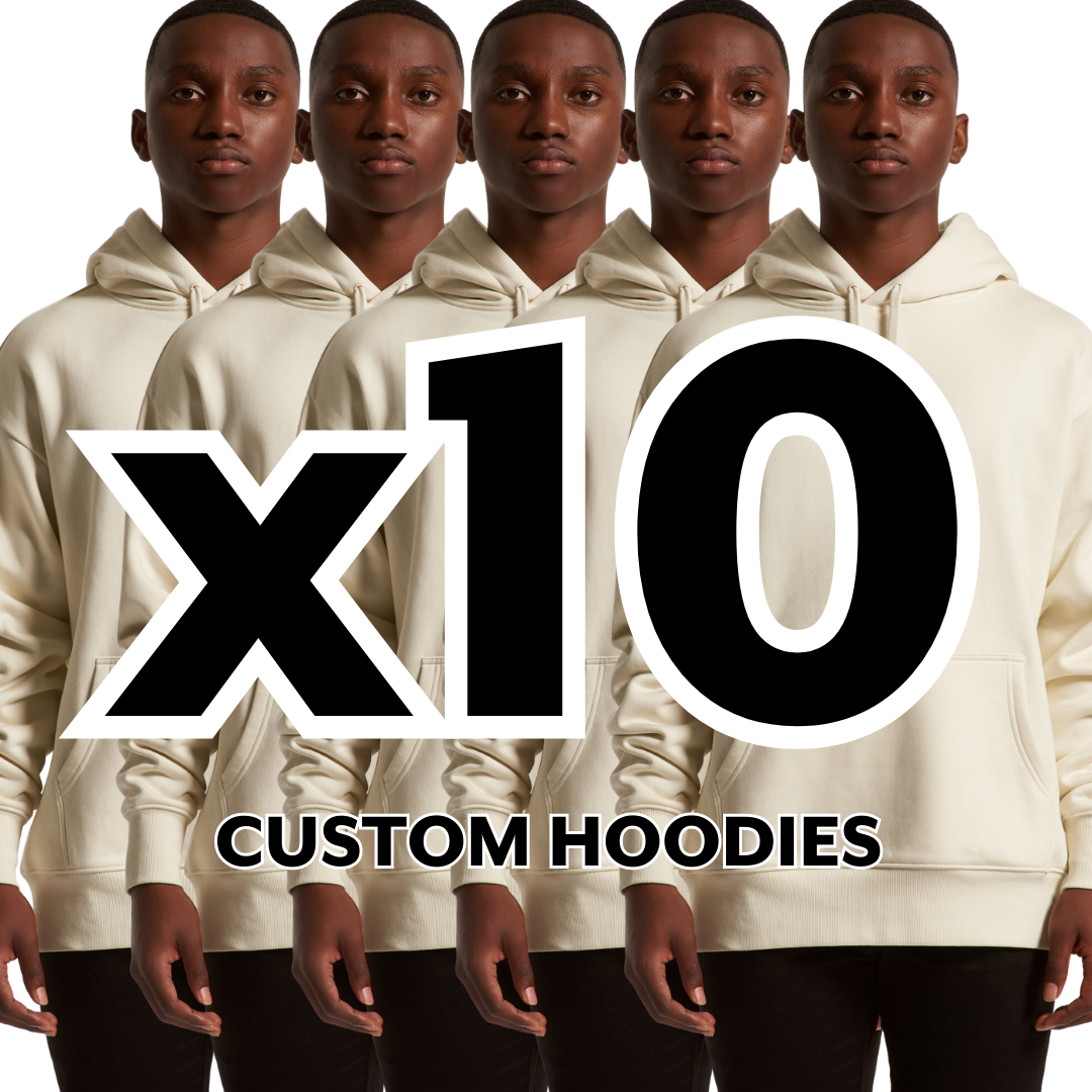 x10 Unisex Custom Printed Hoodie