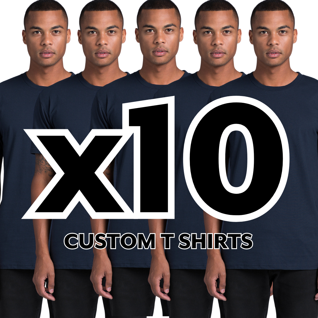 x10 Men's Custom Printed T-Shirt