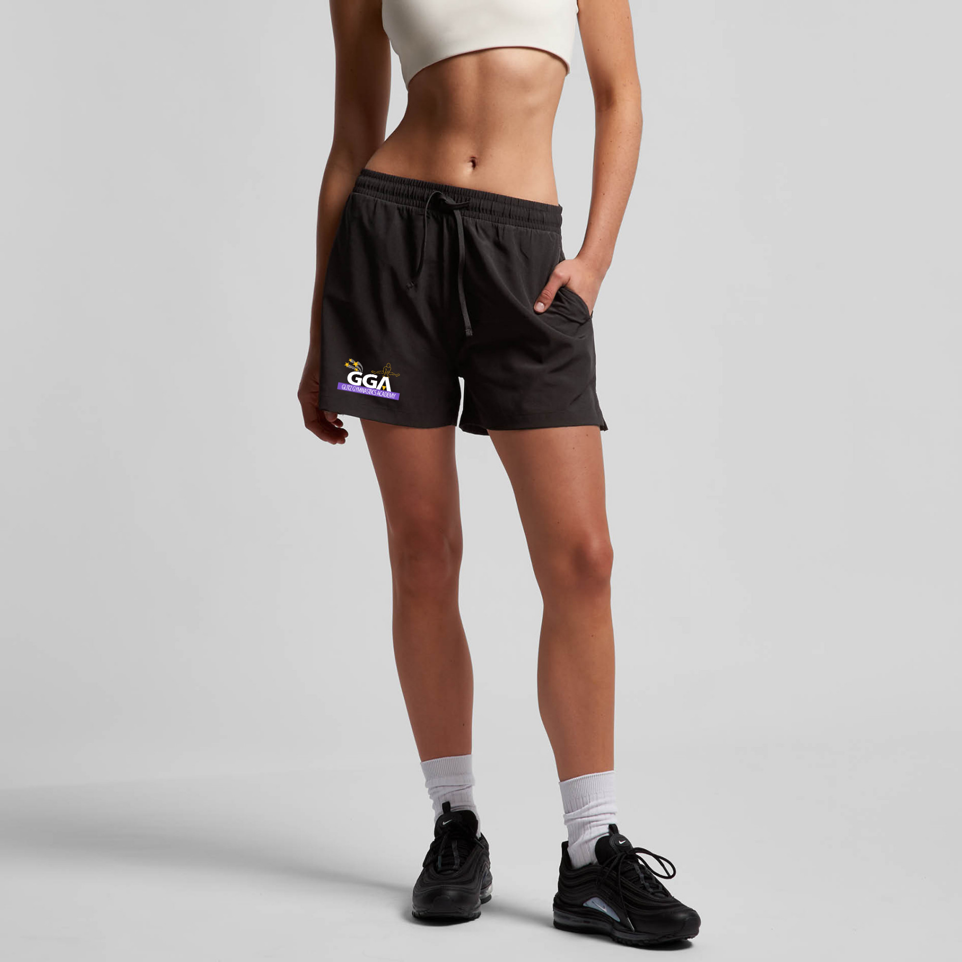 GLITZ Womens sports shorts